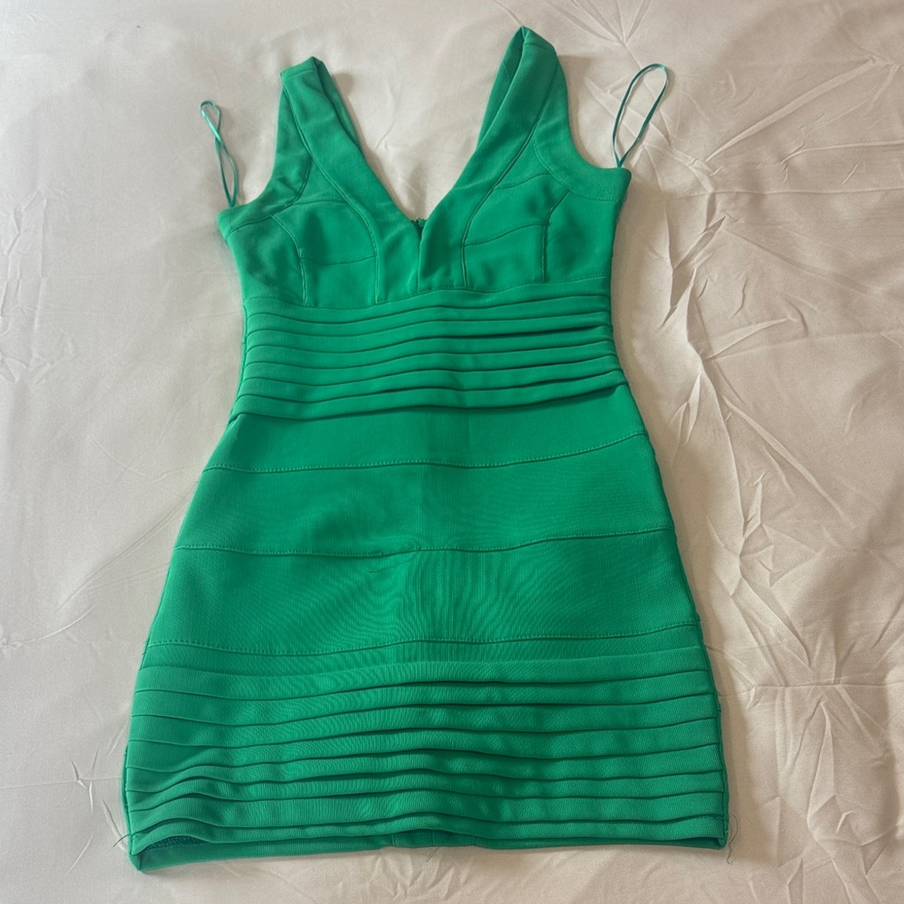 Tobi Vibrant Green Mini Dress